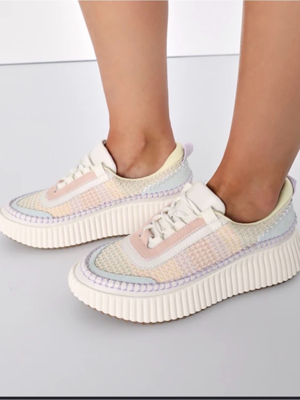 Dolce Vita pastel chunky Dolen platform sneakers - 7